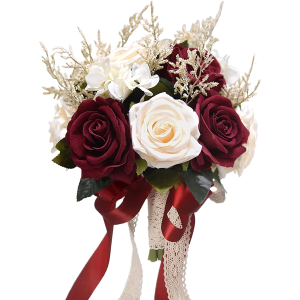 8.6in Wedding Bouquets for Bride Bridesmaid