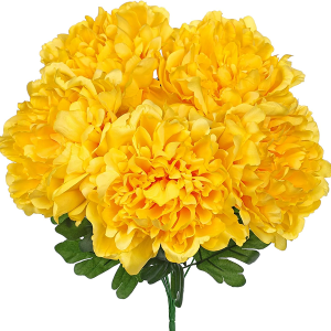 Arborus Artificial Peony Flowers Bouquet 15.7"