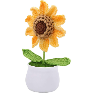 Crochet Sunflower Crochet Flower for Thank You Gifts