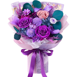 Eterfield Flowers Bouquets, Preserved Flowers Bouquet for Valentine's Day Gifts