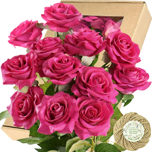 FiveSeasonStuff Fake Roses Wedding Flowers