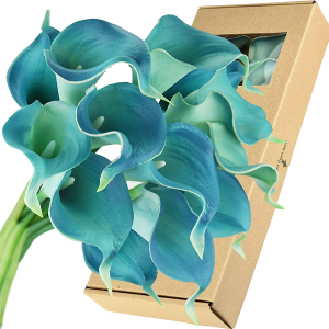 FiveSeasonStuff Real Touch Calla Lilies Artificial Flowers