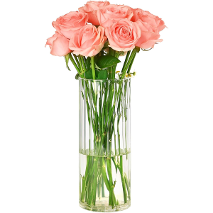 Flower Vase, 8 inch Tall Glass Vases