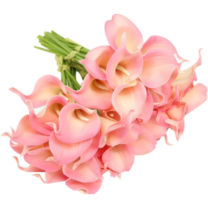 Garneck 20pcs Mini Artificial Flowers Bouquet for Bridal Corporate Events and Home Decoration