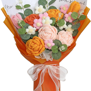 LOMOHOO Crochet Flower Bouquet