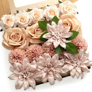 Mocoosy Artificial Flowers Combo Box Set Fake Flowers Bulk