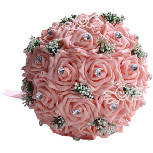Mollybridal Elegant Rose Flowers Wedding Bouquets