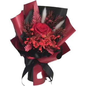 Preserved Hand Made Flower Bouquet Long Lasting Flowers Arrangement