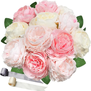 SNAIL GARDEN 3 Color Artificial Peony