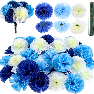 TBoxBo 120 Pack Artificial Carnations