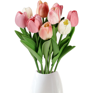 Tulips Artificial Flowers Fake Flowers
