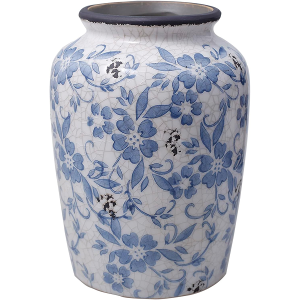 Vintage Blue and White Vase Porcelain Flower Vase Ceramic