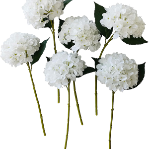White Hydrangea Artificial Flowers